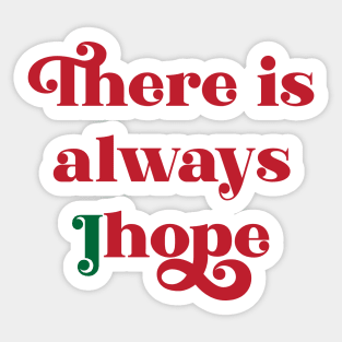 BTS There is always Jhope typography Sticker